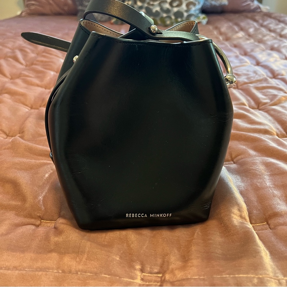 Rebecca Minkoff black crossbody purse. Barely used, no scratches.